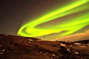 ALASKA CON AURORAS BOREALES